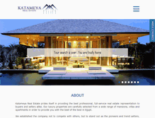 Tablet Screenshot of katameyarealestate.com